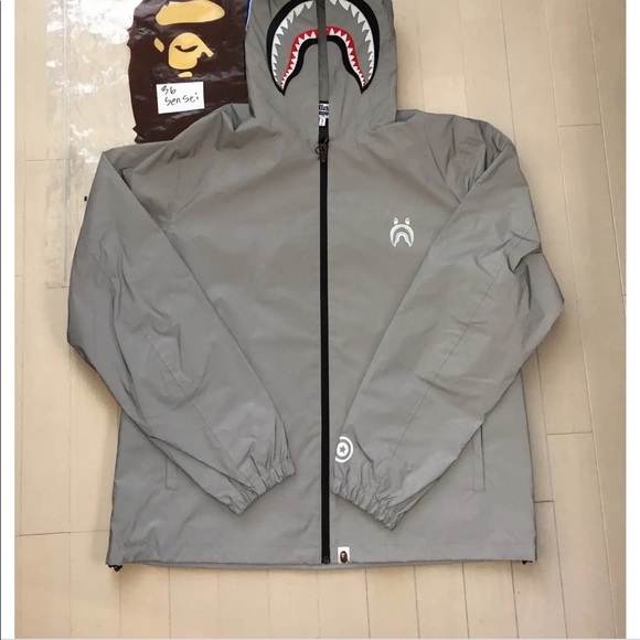 Free Bape Reflector Shark Head Jacket 2016 - Picture 8 of 9